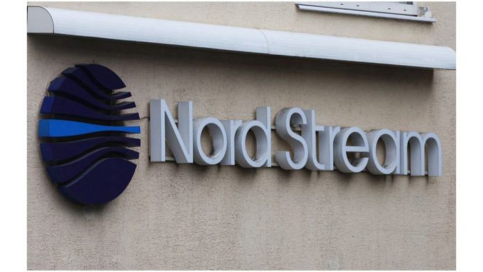 File photo of the logo of Nord Stream AG is seen at an office building in the town of Vyborg, Leningrad Region, Russia 22 August, 2022/ Reuters
