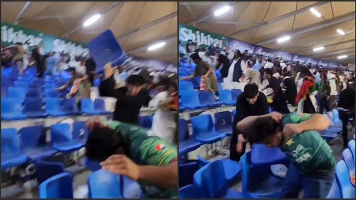 Videos went viral after Afghan fans break and throw chairs after the Asia Cup defeat to Pakistan | Instagram/mohammedkhanani