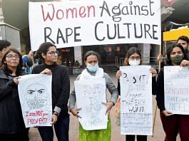 Representational image of women protesting against rape culture | Credit: ANI Photo
