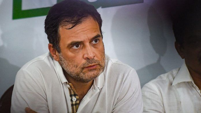 Congress leader Rahul Gandhi addressing the media at Puliyurkurichi in Kanyakumari, on 9 September 2022 | PTI