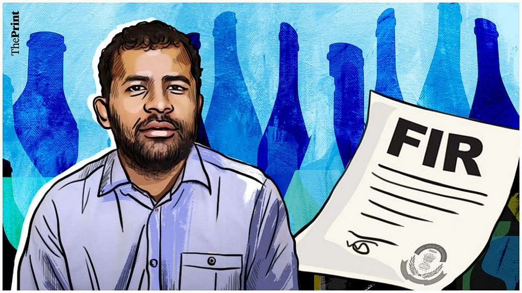 AAP's Vijay Nair is among those accused in alleged excise scam | Illustration: Manisha Yadav | ThePrint