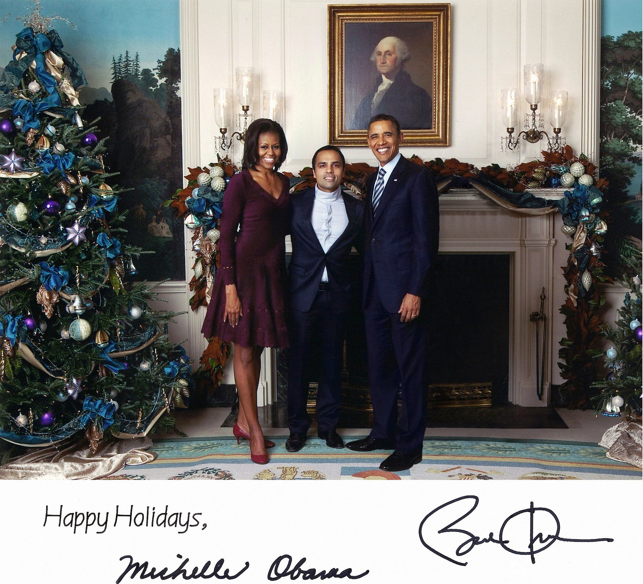 Chahal with the Obamas| Gurbaksh Chahal, Facebook