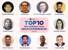 India's Top 10 Most Inspiring Young Entrepreneurs of the year 2022 honored by Fame Finders