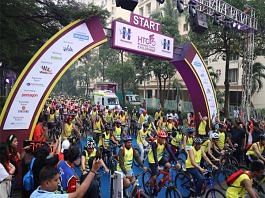 Over 1500 cyclists join the Hiranandani Thane Cyclothon 2022 to support the initiative 'Rhyme for Earth'