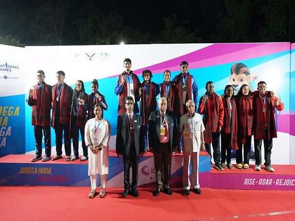 National Games 2022: Sajan Prakash, Hashika Ramachandra win gold medals in swimming