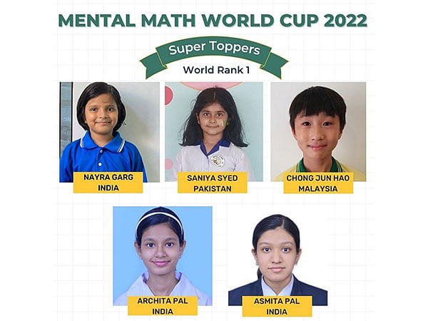 Indian Winners shine in Mental Math World Cup 2022