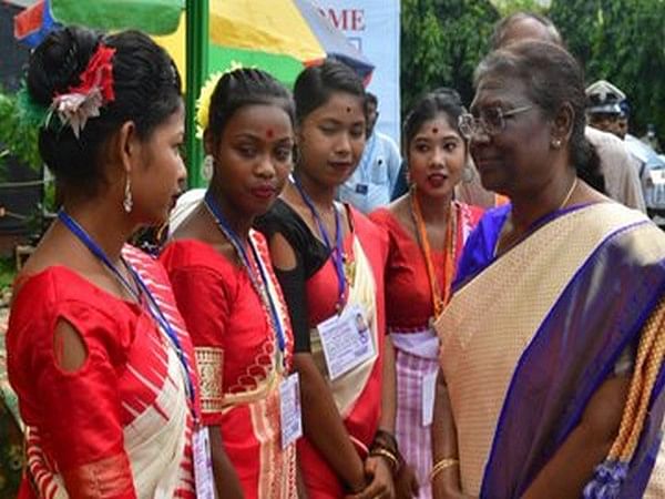 President Murmu interacts with women tea workers in Tripura, says they represent state's social diversity
