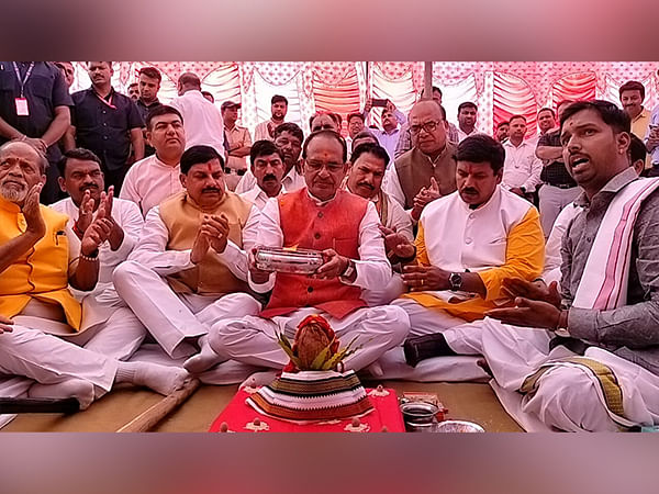 MP CM Chouhan performs bhoomipujan of Meghdoot Forest in Ujjain