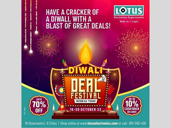 Lotus Electronics launches the 'Diwali Deal Festival' with up to 70 per cent off