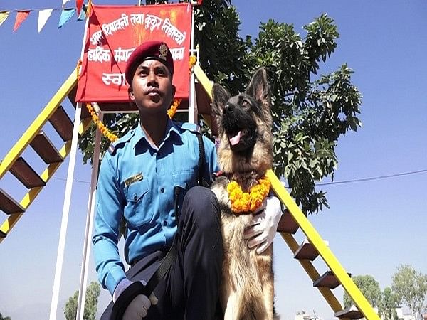 Nepal Police honours best performing service dogs on 
