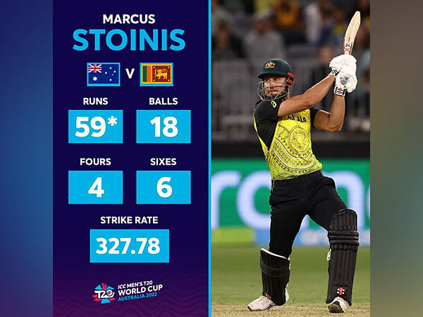 Marcus Stoinis' fiery half-century helps Australia thrash Sri Lanka by 7  wickets in T20 World Cup 2022 - Sports News