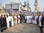 Kerala MLAs Govt Officials Take Part In Mid sea Naval Exercises 