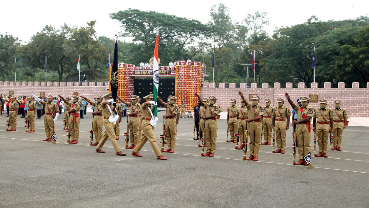 Newly recruited IPS probationers at the passing out parade of the 73rd batch of IPS probationers in Hyderabad | Representational image | ANI