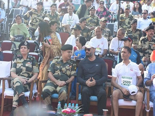 BSF organizied a marathon from Amritsar to Attari