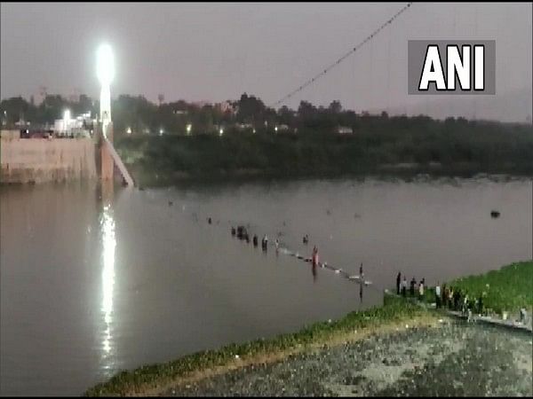 35 die after cable bridge collapses in Gujarat's Morbi, says state Minister Brijesh Merja