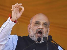 Amit Shah addressing a rally in Baramullah on 5 October 2022