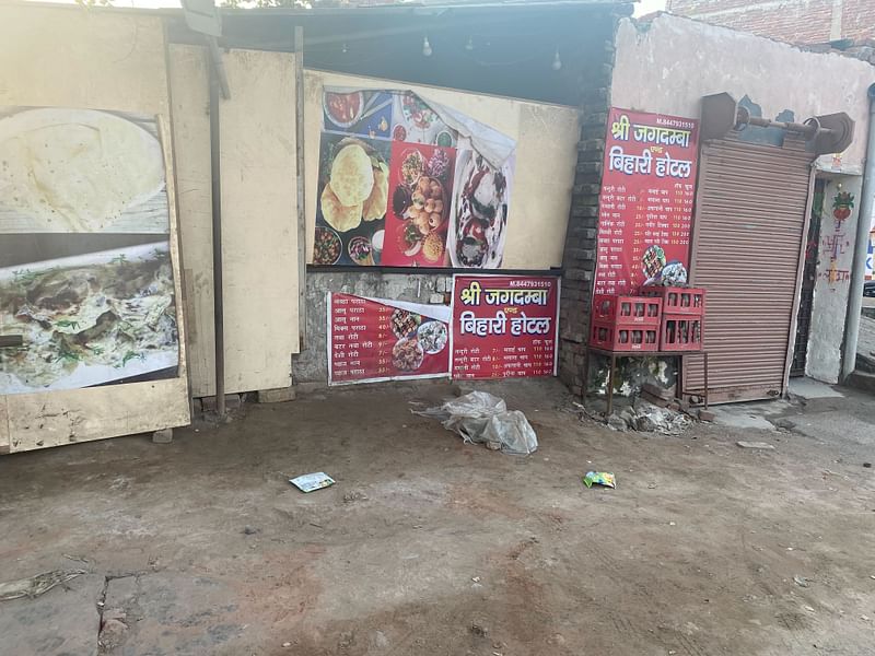 The scuffle broke out outside this eatery in Loni, where Arun Singh stopped for a meal with his friends | Nootan Sharma, ThePrint