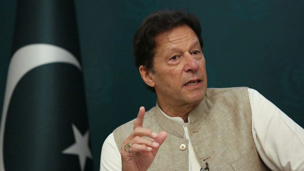 Former Pakistan's Prime Minister Imran Khan speaks during an interview in Islamabad | Reuters file photo