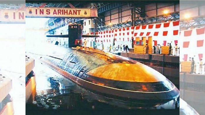 India’s indigenous nuclear attack submarine INS Arihant | ANI photo