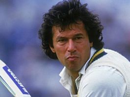 File image | Imran Khan during a Test match against Australia in 1990 | YouTube Screenshot