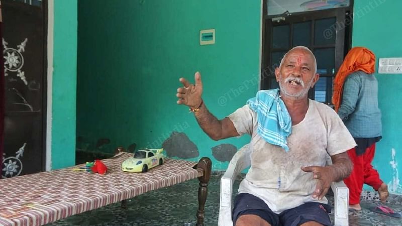 Farmer Jagdish Ranakoti whose plot was affected by Vanantra resort owner Pulkit Arya’s polluting factory | Praveen Jain | ThePrint