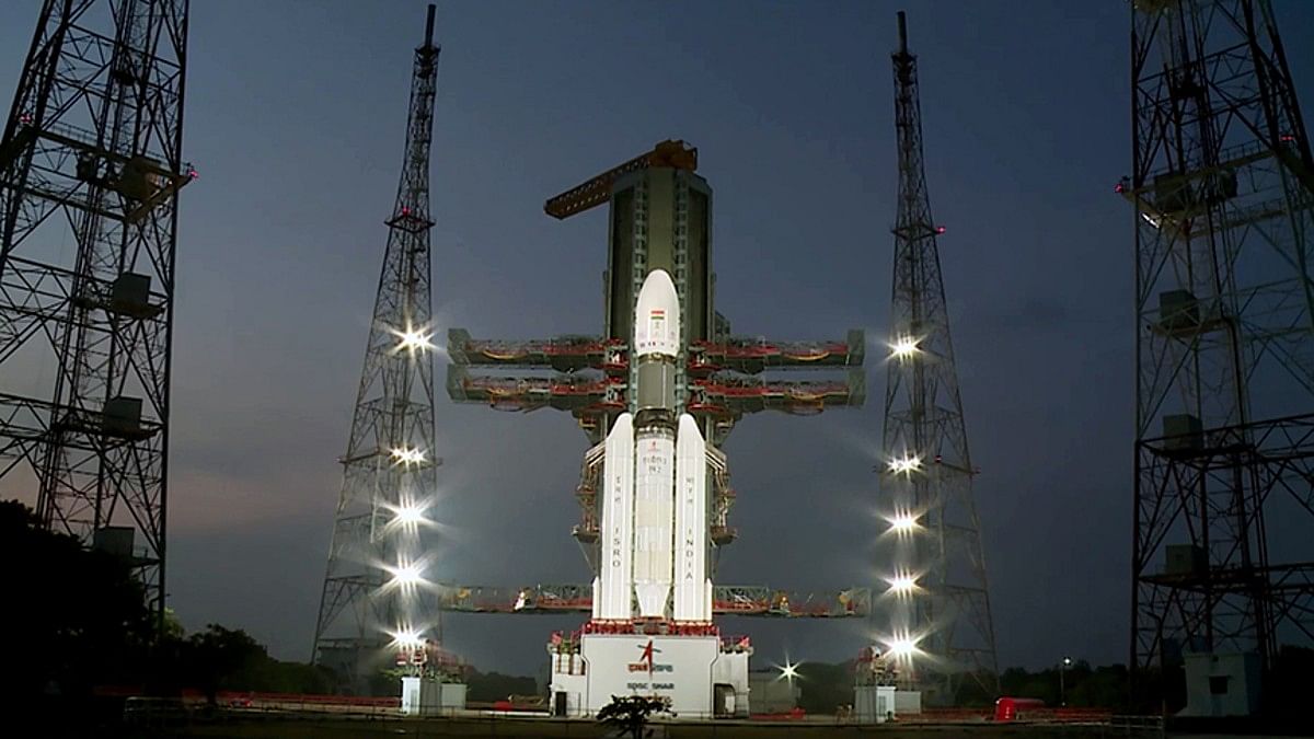 ISRO launched 36 satellites in its heaviest rocket from Satish Dhawan Space Centre in Sriharikota.| ANI