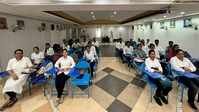A classroom full of women at Rajasthali law institute in Jaipur | Jyoti Yadav