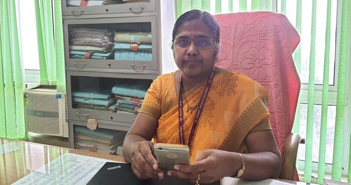 Revathi at her office at Sanchar Bhawan | Regina Mihindukulasuriya | ThePrint