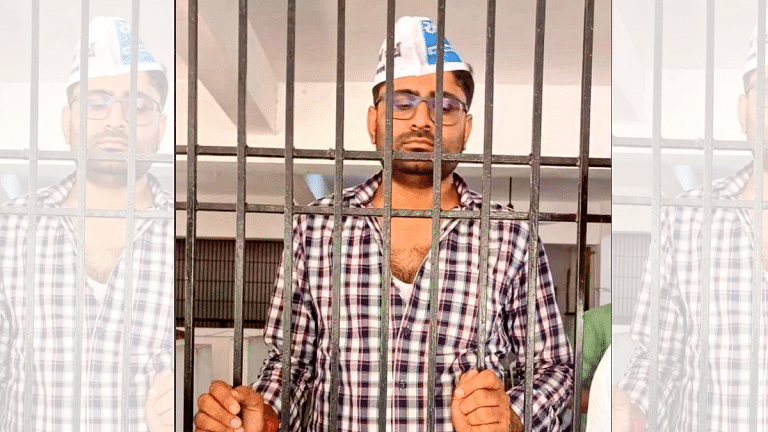 Viral photo of AAP Gujarat chief Gopal Italia behind bars is fake