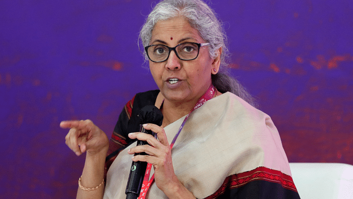 File photo of Finance Minister Nirmala Sitharaman | Reuters