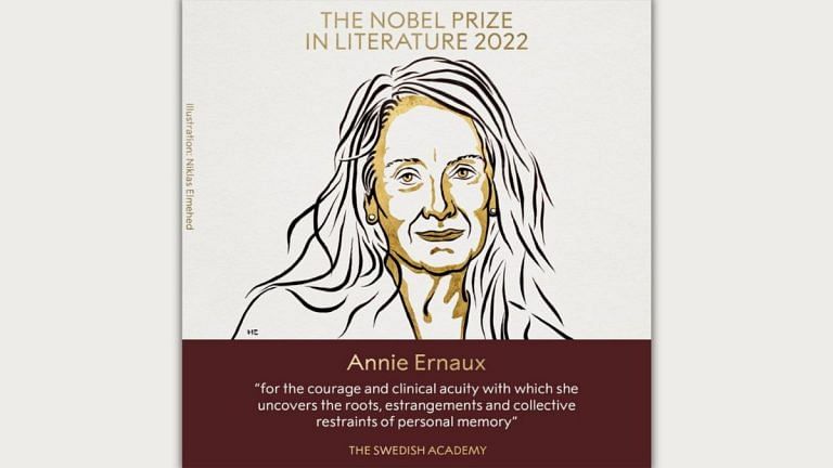 French author Annie Ernaux awarded 2022 Nobel Prize in literature