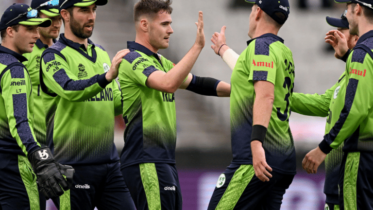 England suffers shock defeat against Ireland in T20 semi-final as rain forces early finish