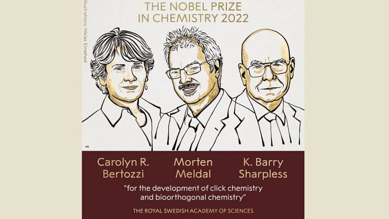 Carolyn Bertozzi, Morten Meldal & Barry Sharpless win Nobel prize in chemistry