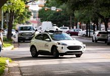 File photo of a driverless car operated by Argo AI drives in Austin, Texas on 12 May 2022 | Photo via Reuters