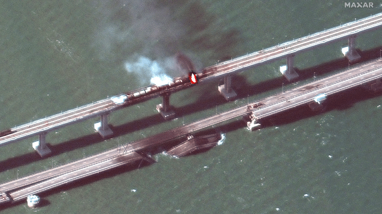 Russia’s Federal Service arrests 8 for Crimean Bridge bombing, including 5 Russians