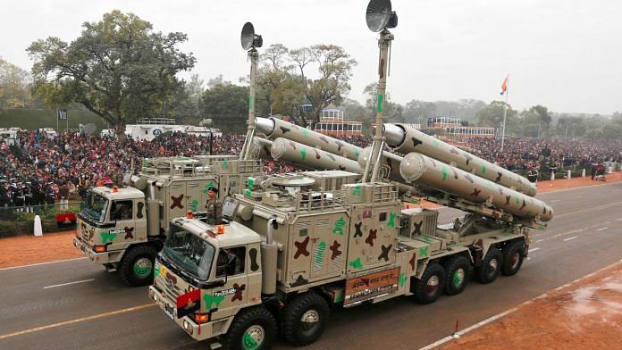 Indian Army's BrahMos weapon systems are displayed during a full dress rehearsal for the Republic Day parade in New Delhi | Reuters file photo