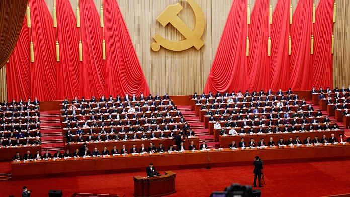 Chinese President Xi Jinping speaks during the opening ceremony of the 20th National Congress of the Communist Party of China, at the Great Hall of the People in Beijing on 16 October 2022 | Reuters