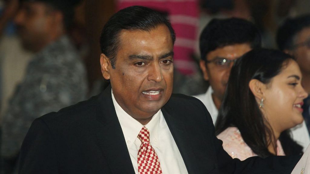 File image of Mukesh Ambani, Chairman and Managing Director of Reliance Industries | Reuters