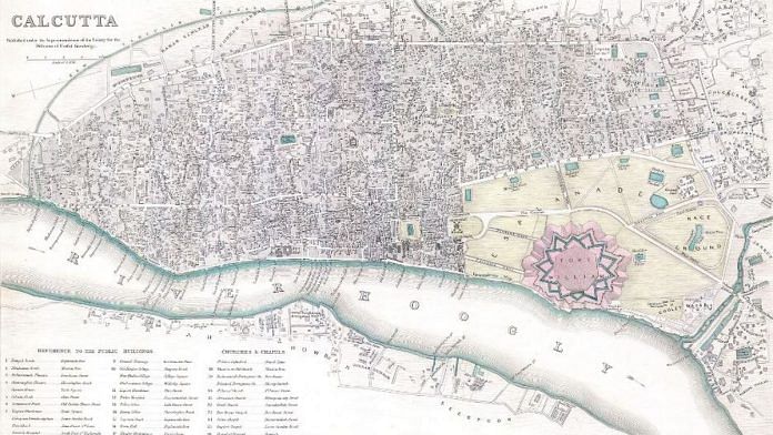 Map of the city of Calcutta in 1842 | Wikimedia Commons