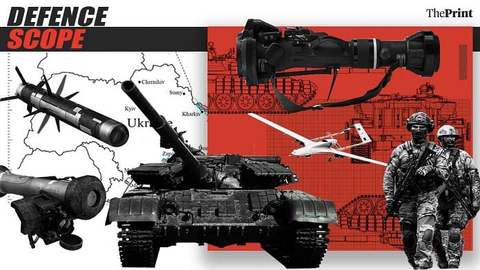 Russian tanks illustration