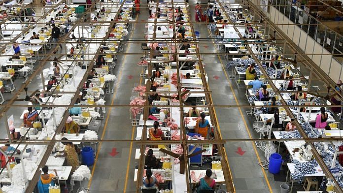 Garment workers at a textile factory of Texport Industries in Hindupur town in the southern state of Andhra Pradesh | Reuter file photo
