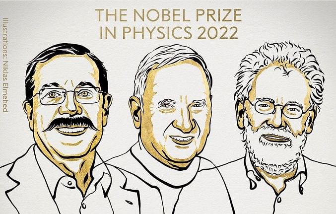 Nobel Prize in Physics awarded to scientists Alain Aspect, John F. Clauser & Anton Zeilinger