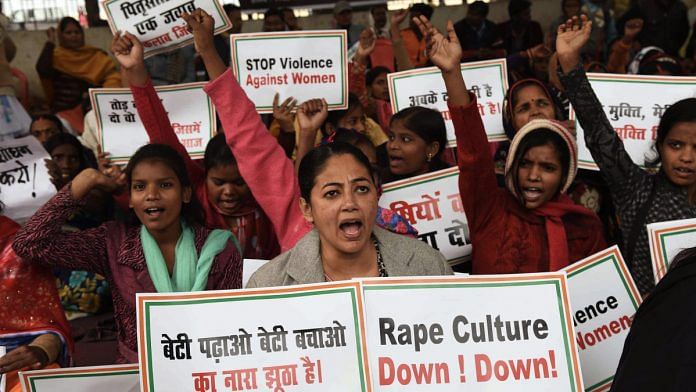 Representative image of a protest against rape culture | ANI