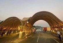 The Great Hornbill gate at the newly-constructed Donyi Polo airport in Hollingo, Arunachal Pradesh | Twitter / @AAI_Official