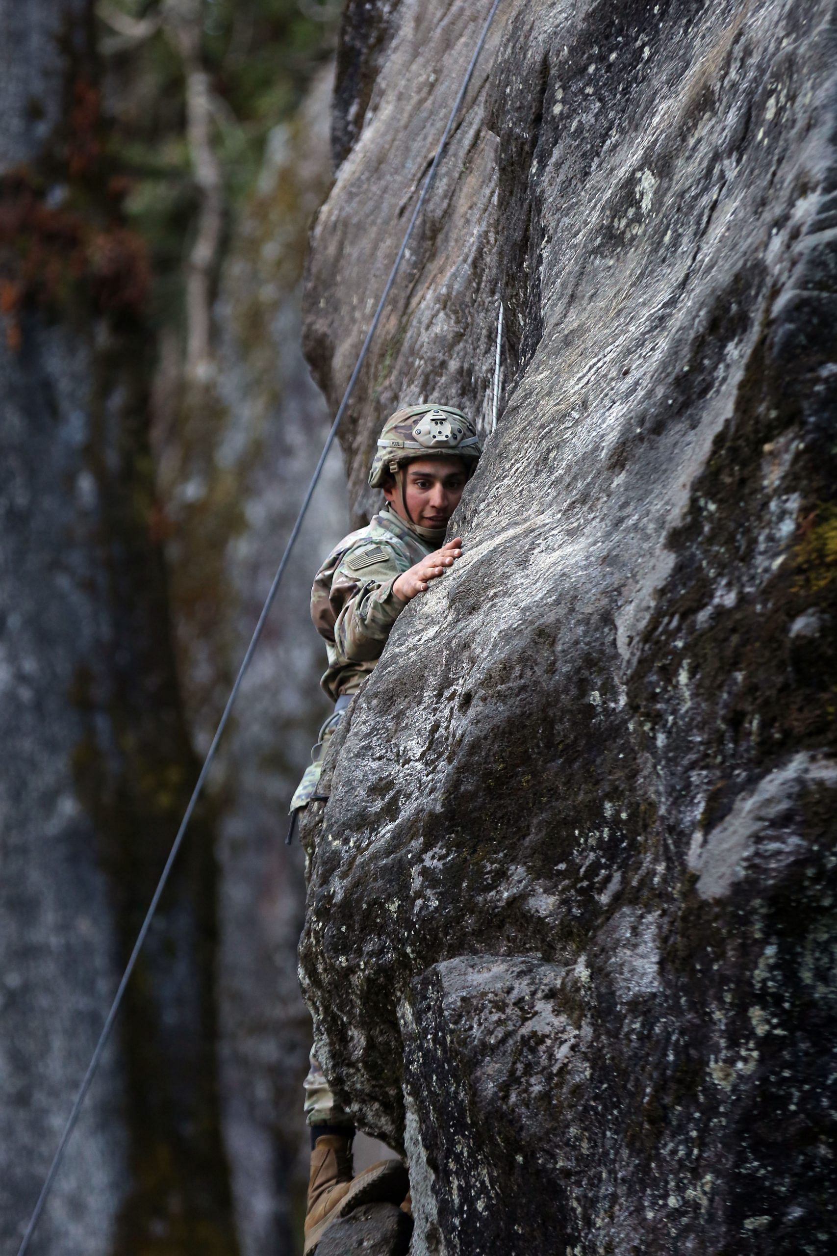 American soldier taking part in the 'rock craft' exercise | Suraj Singh Bisht | ThePrint