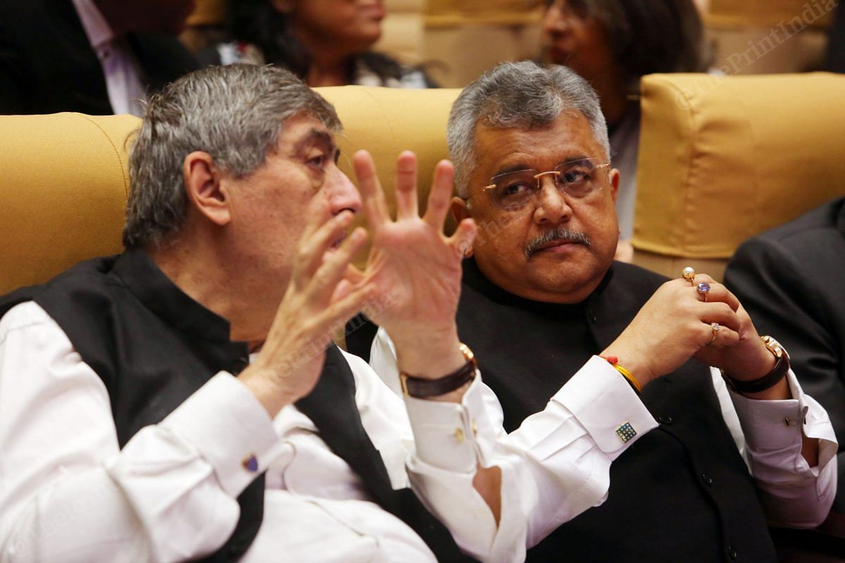 Sanjay Kishan Kaul, judge of supreme court of India with Tushar Mehta Solicitor General of India | Photo: Praveen Jain | ThePrint