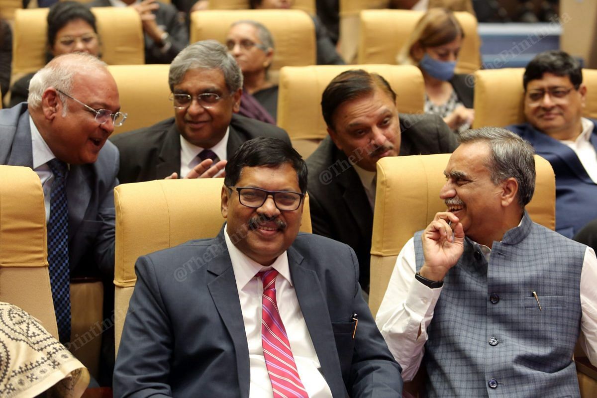 (from left to right) Supreme Court judges Bhushan Ramkrishna Gavai and M.R. Shah| Photo: Praveen Jain | ThePrint