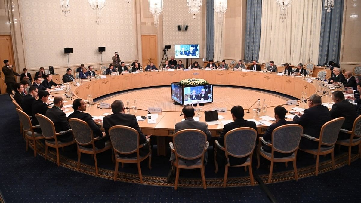 AFGHAN TALKS Participants during the fourth meeting of Moscow Format of Consultations on Afghanistan | Twitter | @mfa_russia