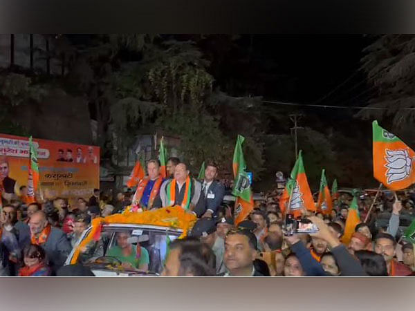 Himachal Pradesh Polls: BJP President JP Nadda Holds Roadshow In Shimla ...