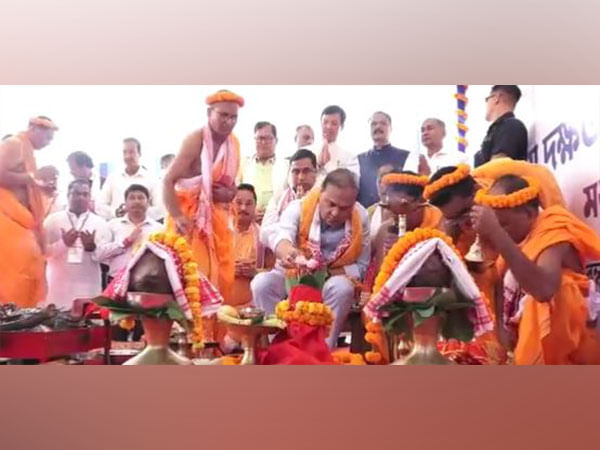 Assam CM attends Bhumi Pujan for upcoming Assam Skill University in Mangaldai 